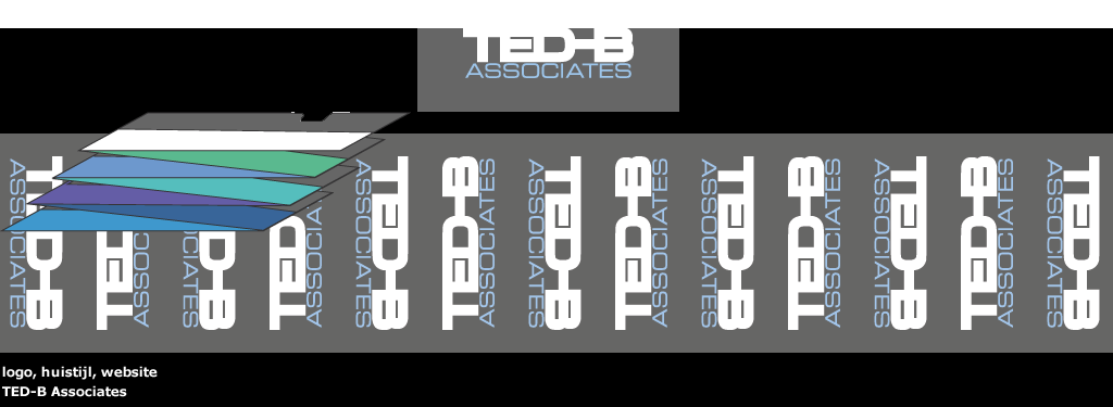 TED-B associates logo huisstijl website
